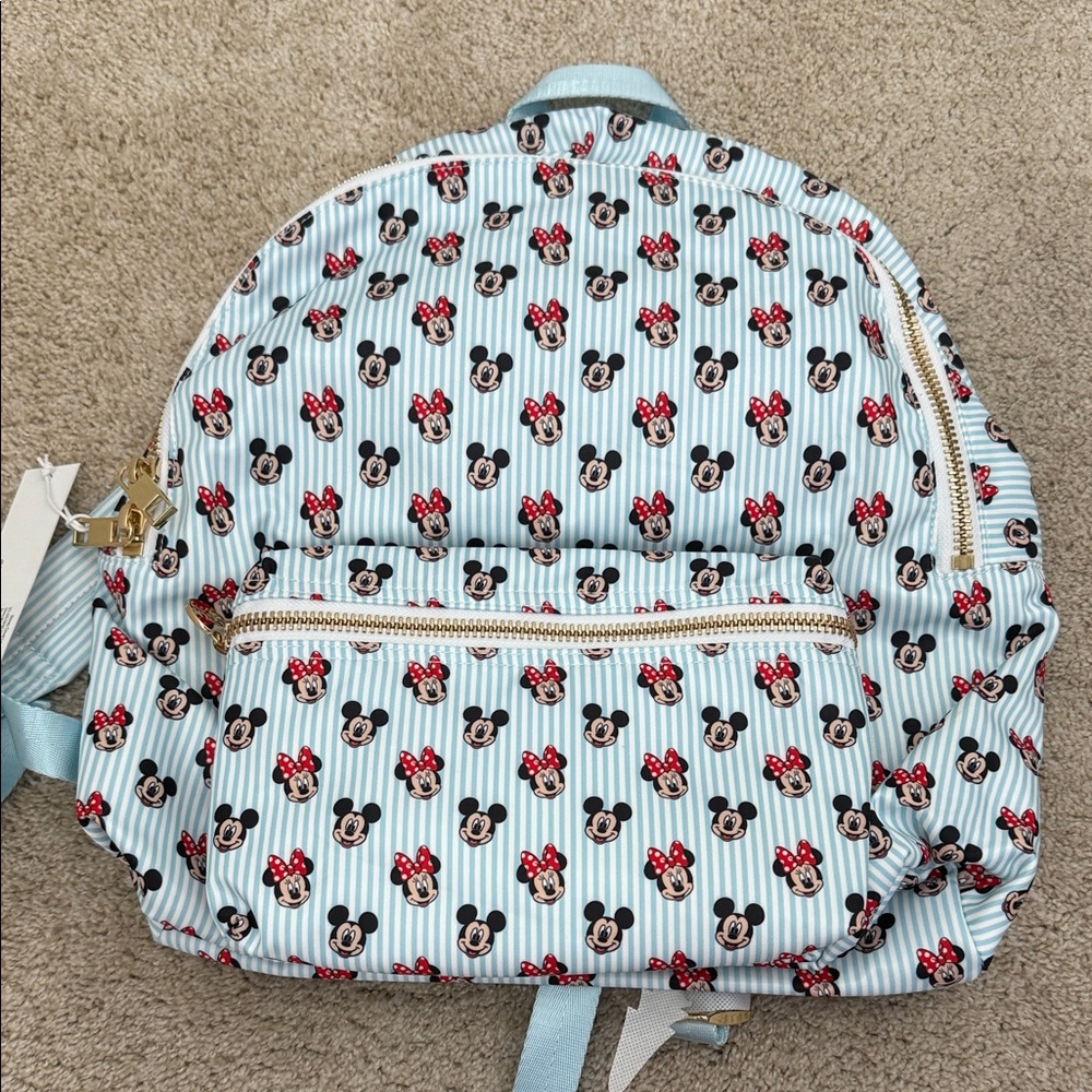 NWT Stoney Clover Dynamic Duo Mickey and Minnie Mouse Classic Backpack